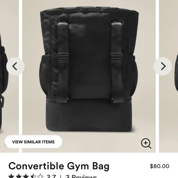 Beyond yoga Convertible Gym Bag NEW - Picture 5 of 7